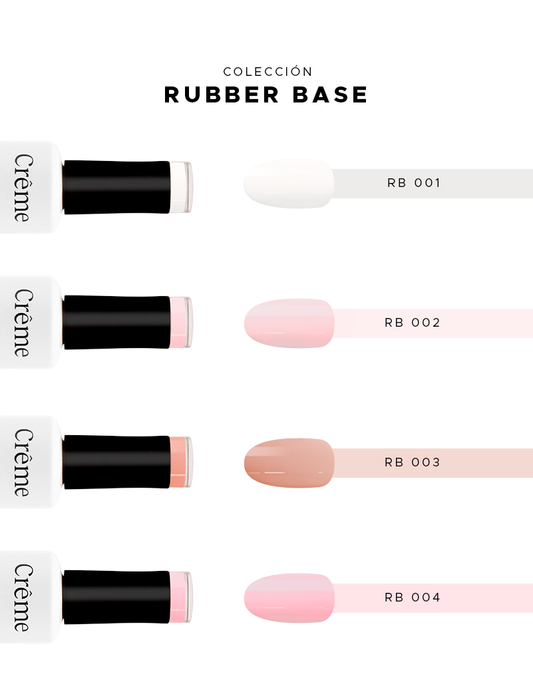 Colección Rubbers | 4 Tonos Rubber Base 15ml