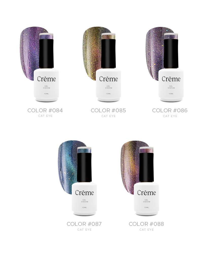 Colección Winter Wonder | 5 esmaltes Cat Eye 15ml