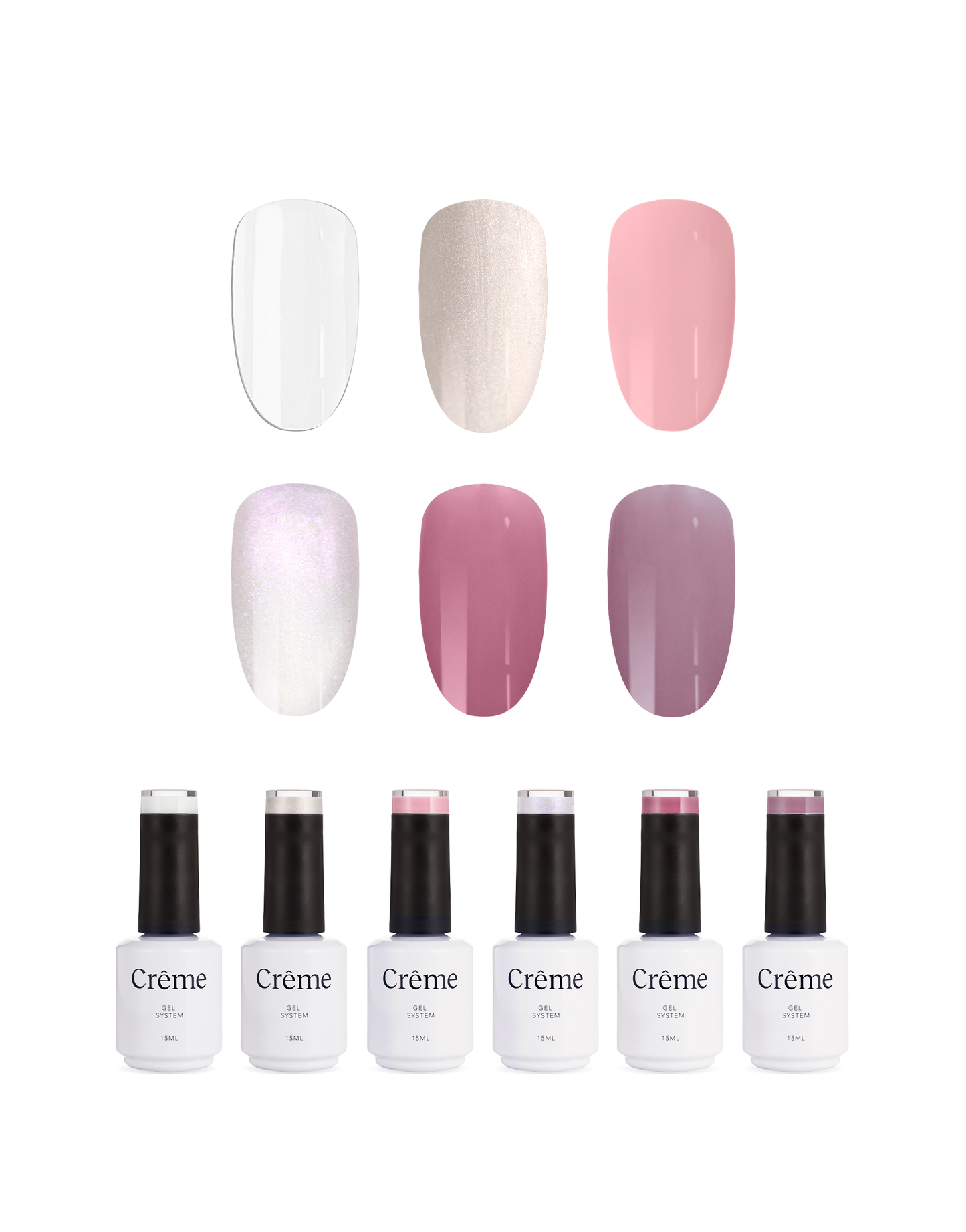 Gama Traslucidos | 6 Esmaltes 15ml