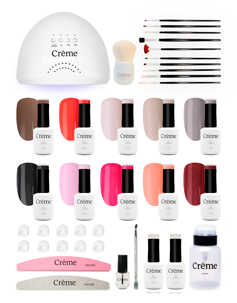 KIT PRO | Kit Profesional Uñas Gel Todo en Uno | 39 Piezas