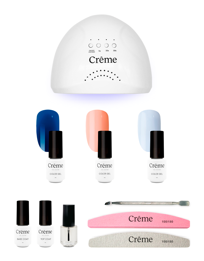 STARTER KIT | Kit Ideal Uñas Gel Todo en Uno | 10 Piezas