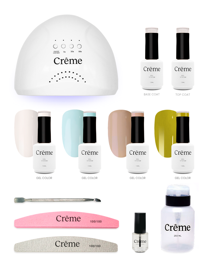 PERSONAL KIT | Kit Ideal Uñas Gel Todo en Uno | 12 Piezas