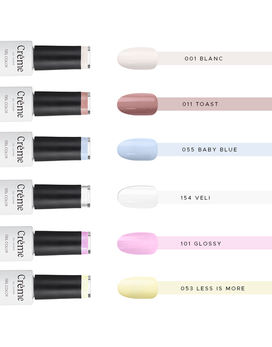 Gama Petite Balanced Gelato  | 6 colores 5 ml