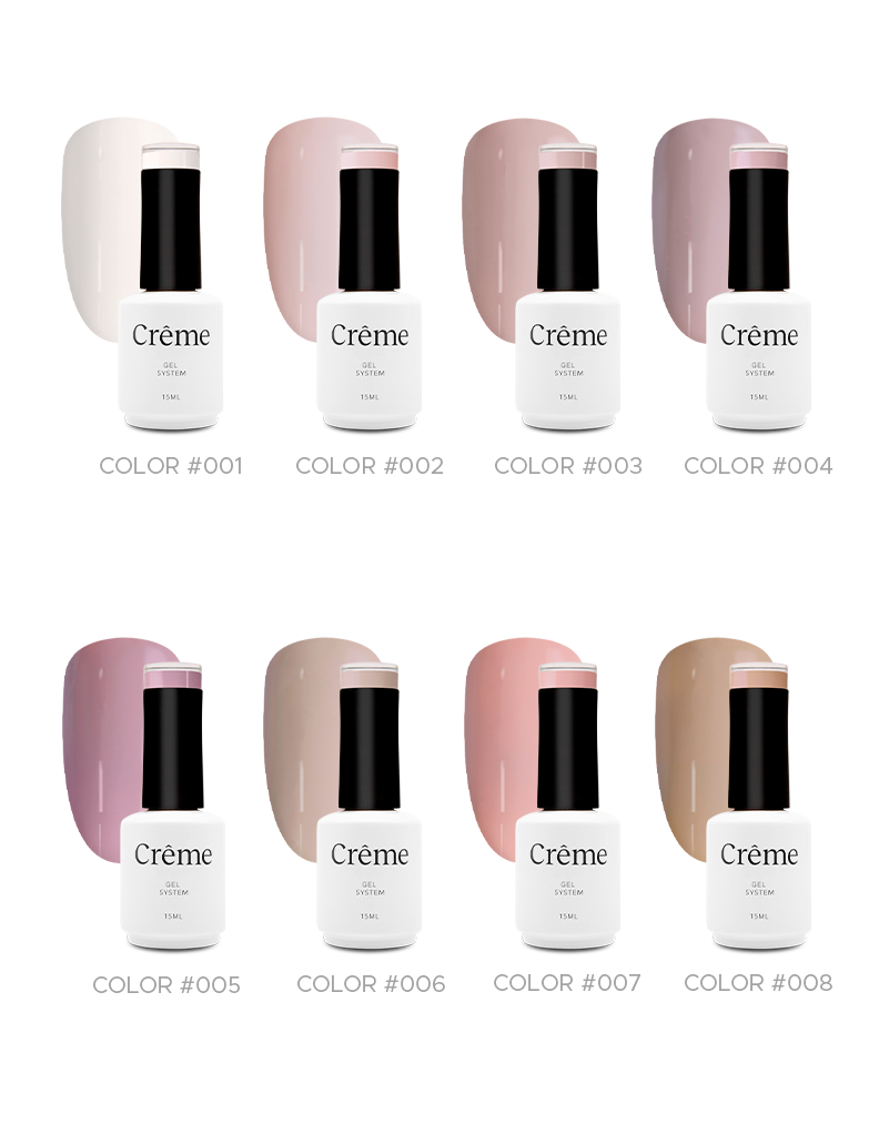 Colección Nudes | 8 esmaltes 15ml