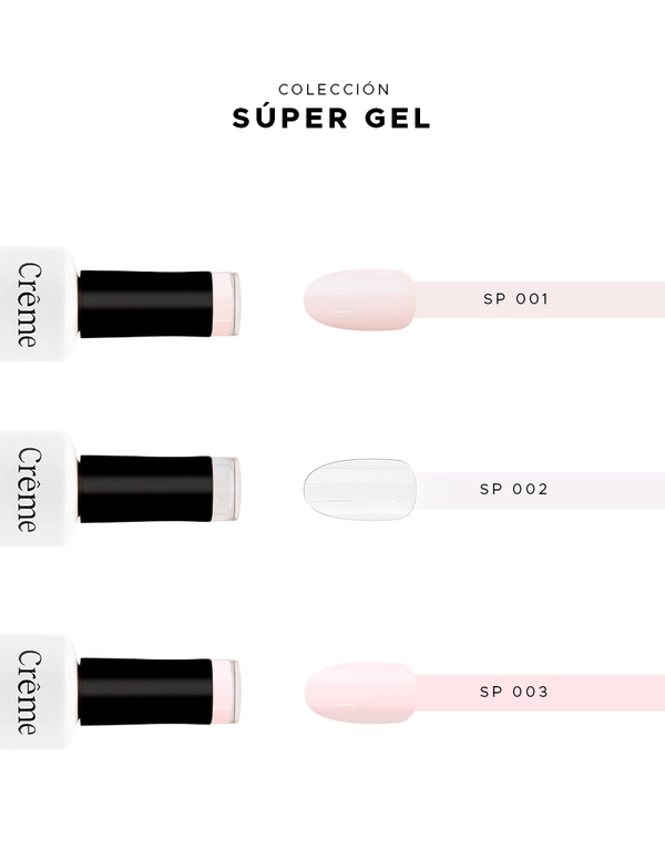 Colección Súper Gel | 3 tonos Super Gel 15ml
