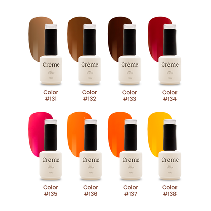 Colección The Warm side | 8 esmaltes 15ml