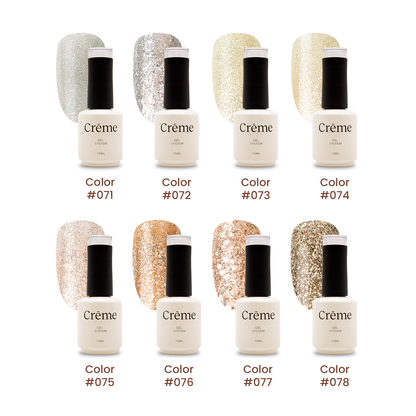 Colección Glittery | 8 esmaltes 15ml