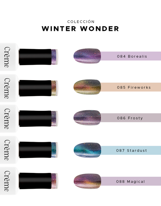 Colección Winter Wonder | 5 esmaltes Cat Eye 15ml