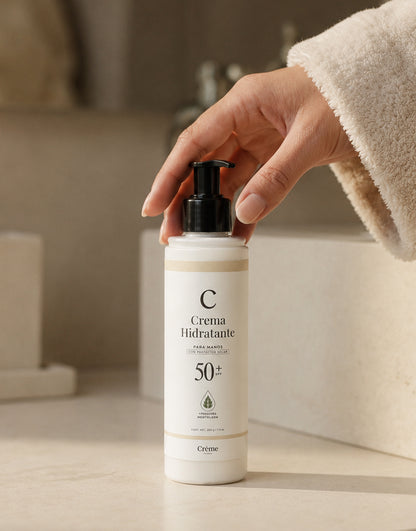 Crema Hidratante para Manos con Protector Solar FPS 50+ 200 g