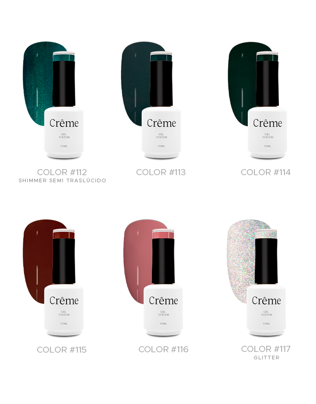 Colección Holly Jolly | 6 esmaltes 15ml