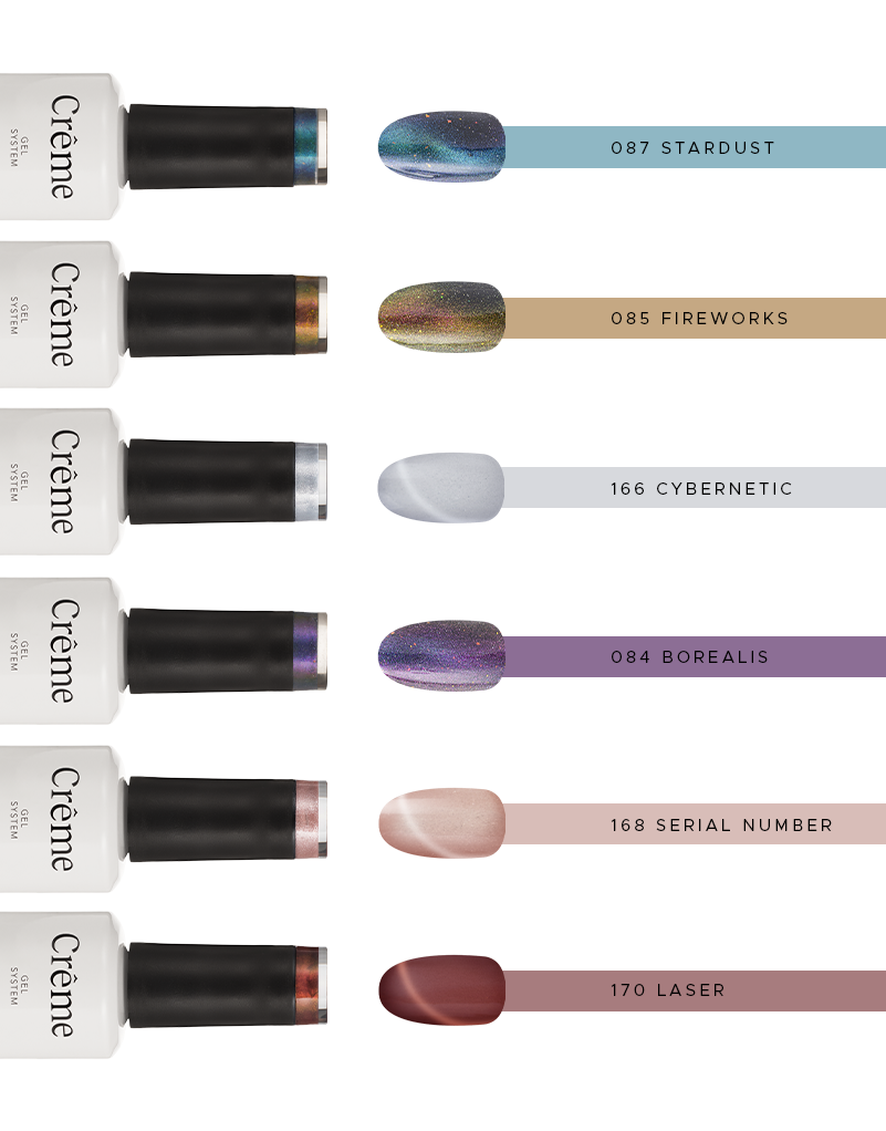 Gama Cat Eye | 6 esmaltes 15ml
