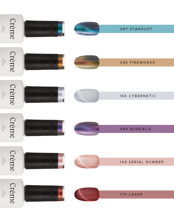 Gama Cat Eye | 6 esmaltes 15ml
