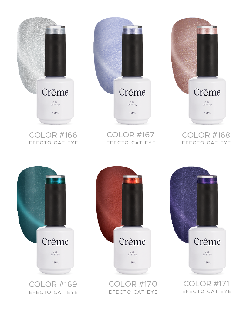 Gama Cat Eye Classic | 6 esmaltes 15ml