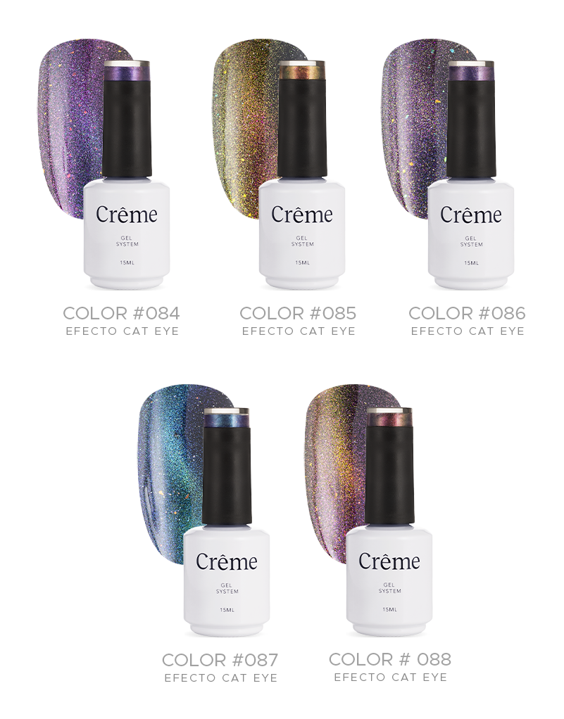 Gama Cat Eye Dual | 5 esmaltes 15ml