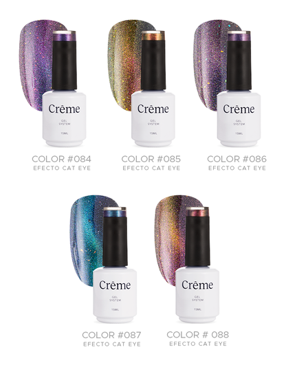 Gama Cat Eye Dual | 5 esmaltes 15ml