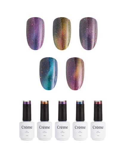Gama Cat Eye Dual | 5 esmaltes 15ml