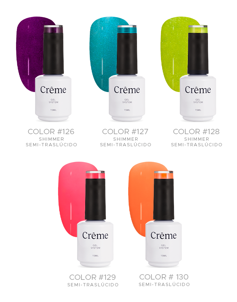 Gama Jelly | 5 esmaltes 15ml