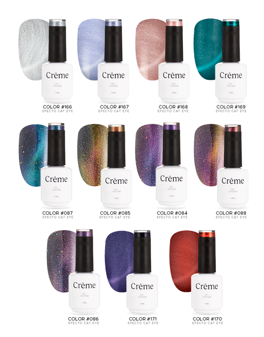 Gama Magnetic Cat Eye | 11 esmaltes 15ml