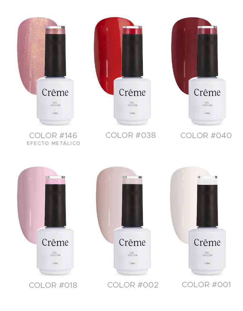 Gama Motherly Crême Nails esmaltes en gel para el Día de la Madre