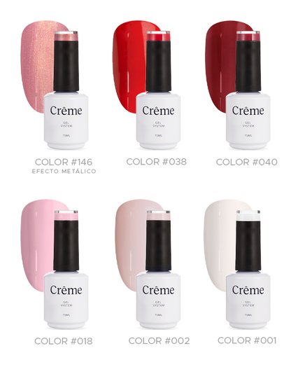Gama Motherly Crême Nails esmaltes en gel para el Día de la Madre
