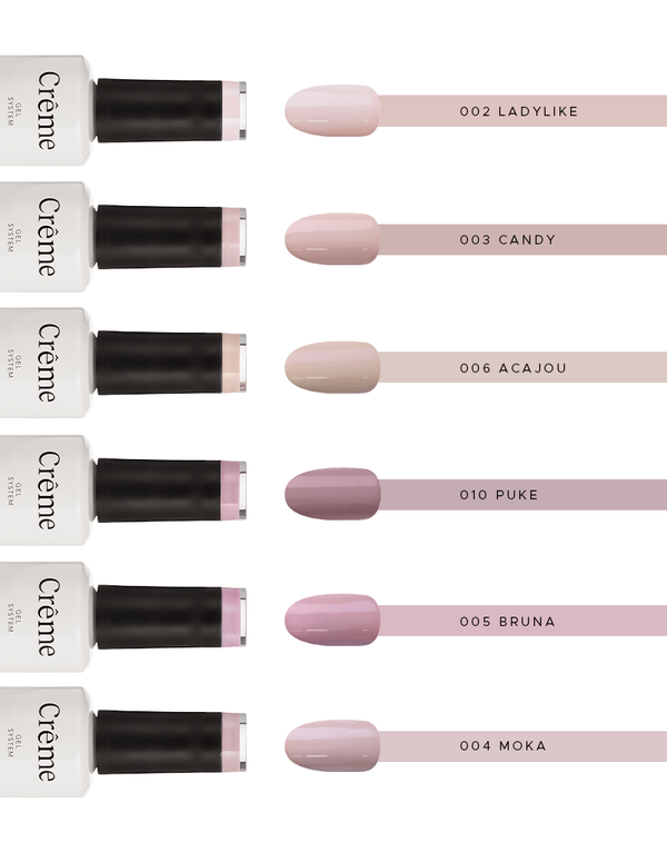 Gama Nudes | 6 Esmaltes 15ml