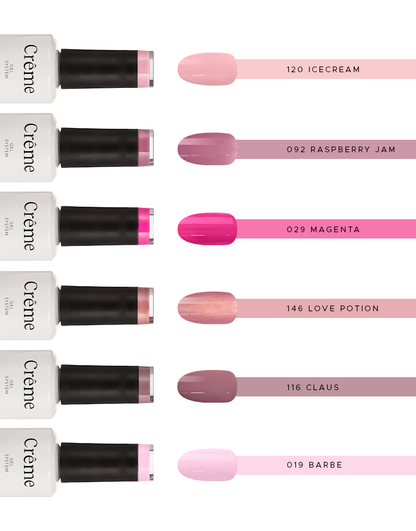 Gama Rosas | 6 Esmaltes 15ml