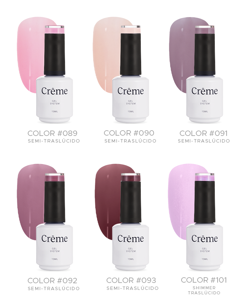Gama Soft Jelly | 6 Esmaltes 15ml