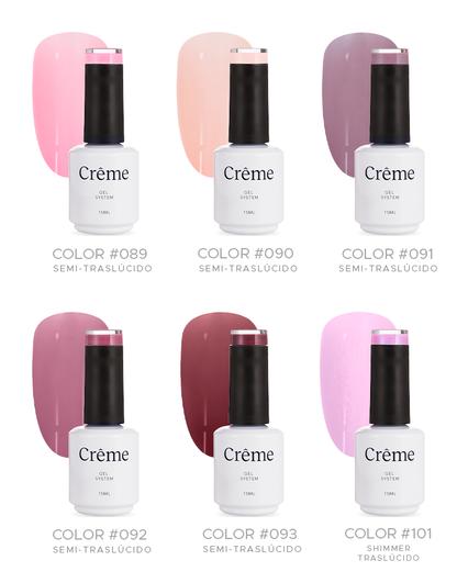 Gama Soft Jelly | 6 Esmaltes 15ml