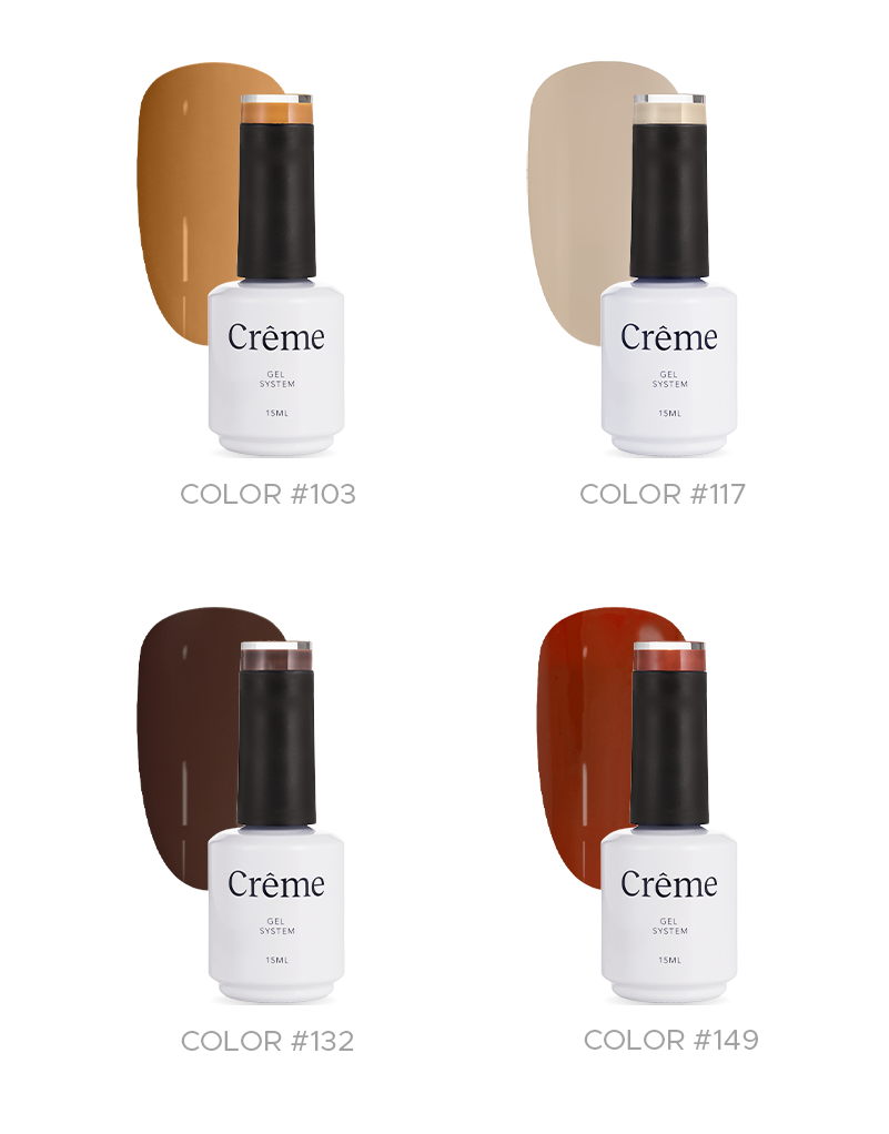 Gama Sweet Fall | 4 Esmaltes 15ml