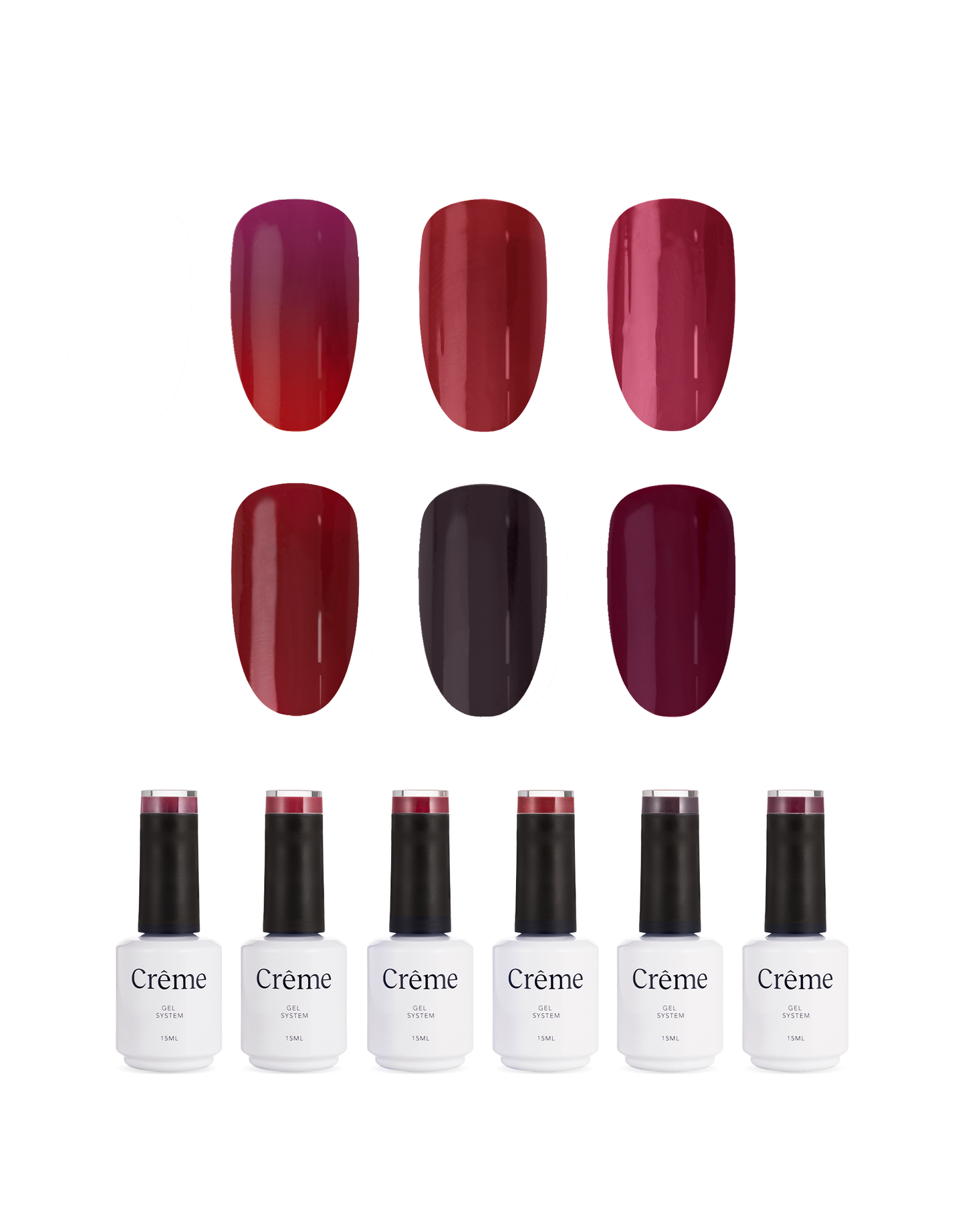 Gama Tintos | 6 esmaltes 15ml