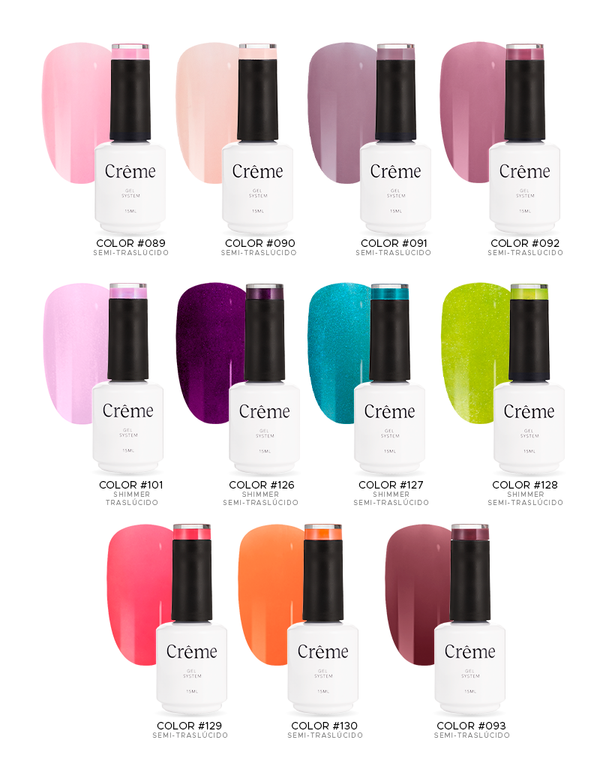 Gama Jelly Total | 11 Esmaltes 15ml