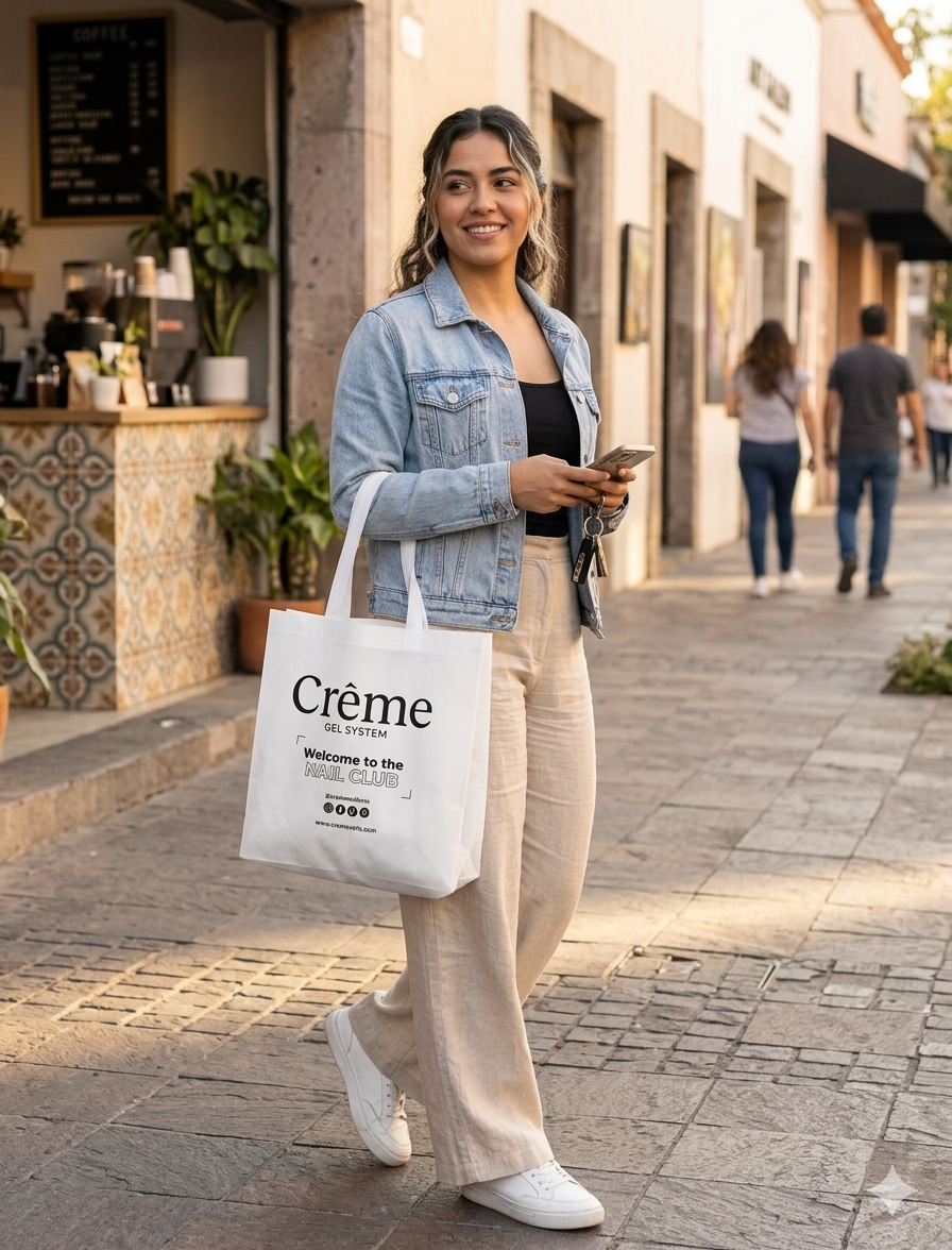 Bolsa ecológica Crême Nails
