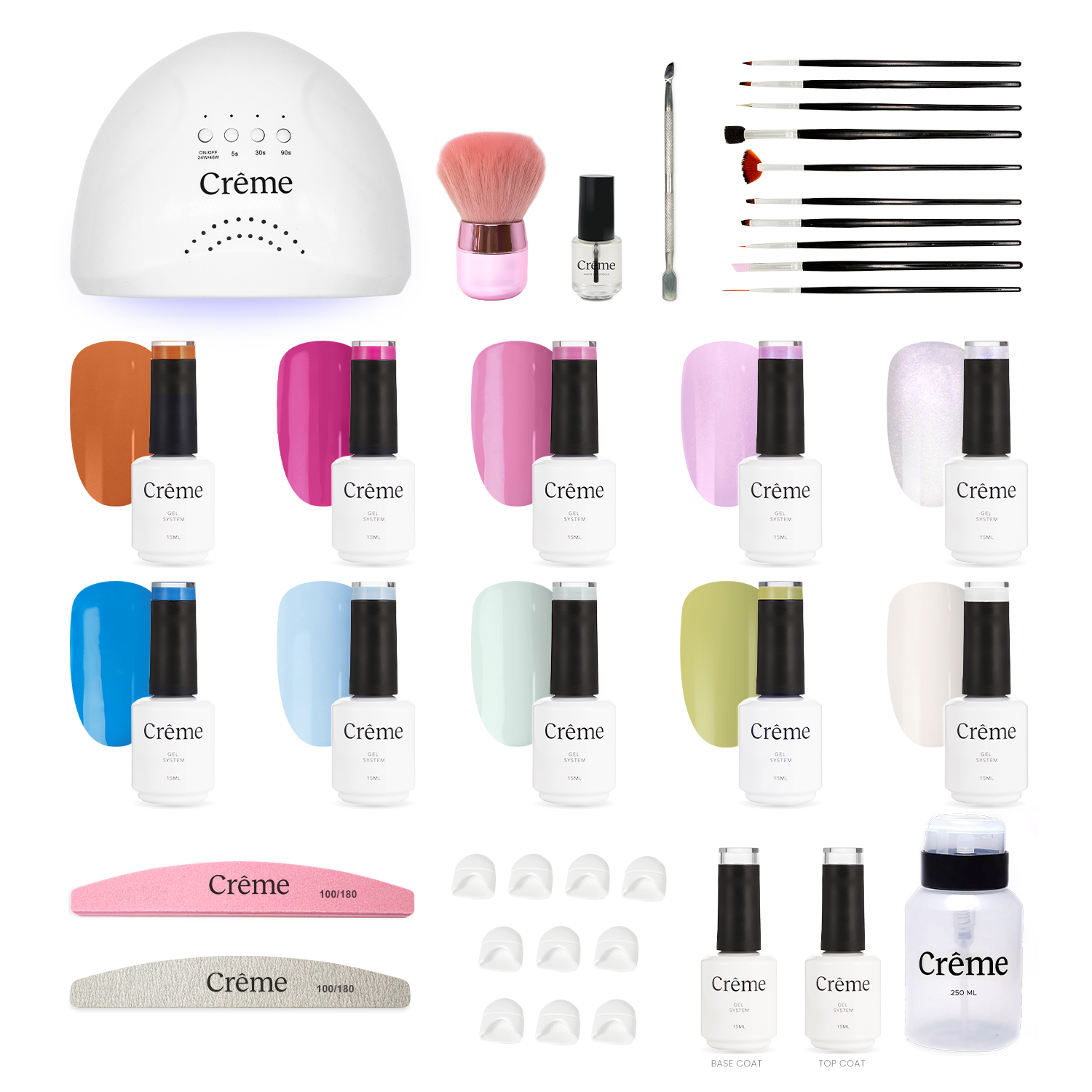 KIT PRO | Kit Profesional Uñas Gel Todo en Uno | 39 Piezas