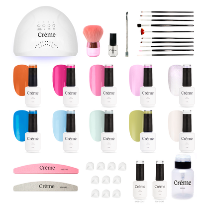 KIT PRO | Kit Profesional Uñas Gel Todo en Uno | 39 Piezas