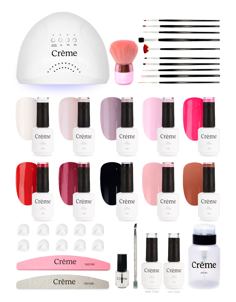 KIT PRO | Kit Profesional Uñas Gel Todo en Uno | 39 Piezas
