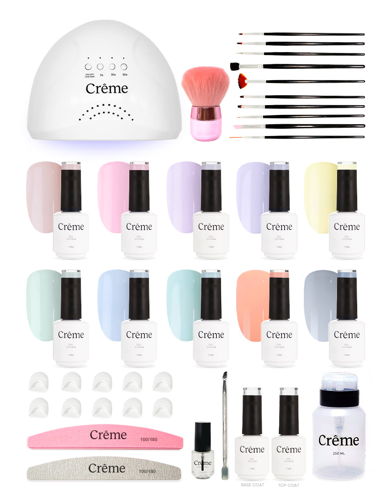 KIT PRO | Kit Profesional Uñas Gel Todo en Uno | 39 Piezas