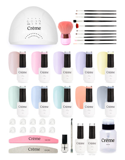 KIT PRO | Kit Profesional Uñas Gel Todo en Uno | 39 Piezas