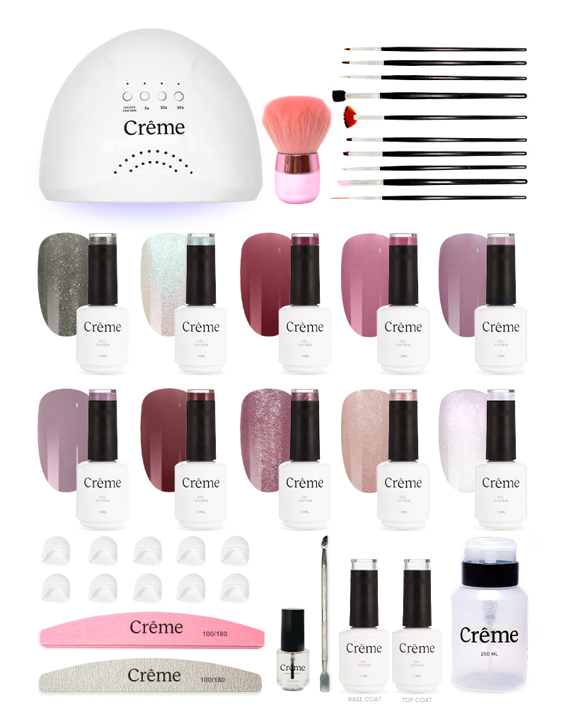 KIT PRO | Kit Profesional Uñas Gel Todo en Uno | 39 Piezas