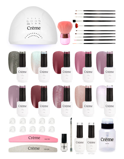 KIT PRO | Kit Profesional Uñas Gel Todo en Uno | 39 Piezas
