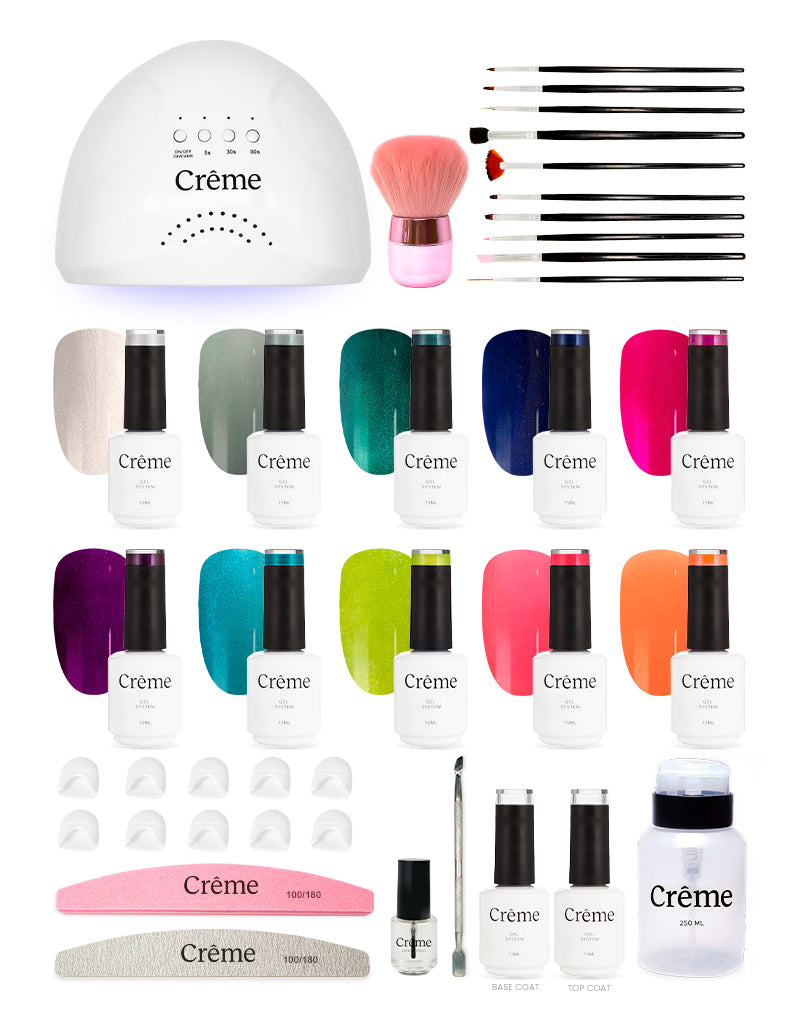 KIT PRO | Kit Profesional Uñas Gel Todo en Uno | 39 Piezas