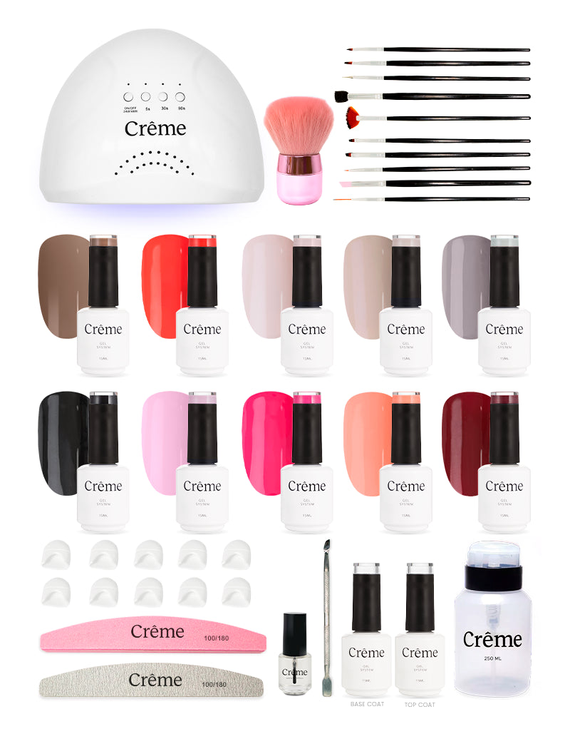 KIT PRO | Kit Profesional Uñas Gel Todo en Uno | 39 Piezas