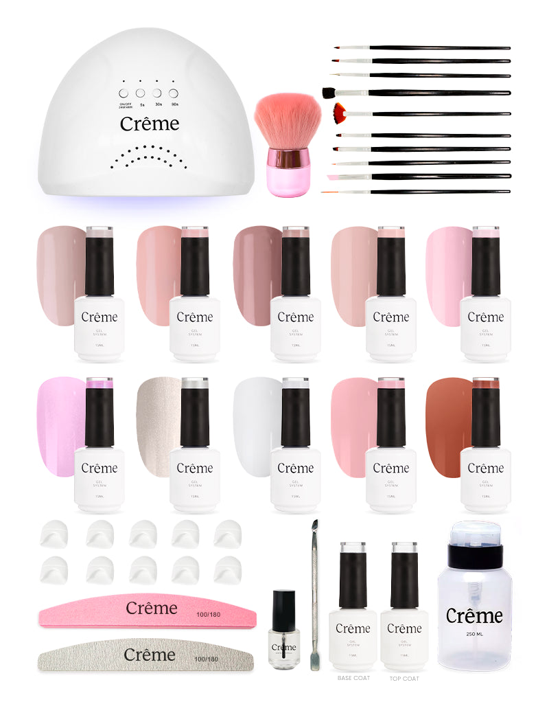 KIT PRO | Kit Profesional Uñas Gel Todo en Uno | 39 Piezas