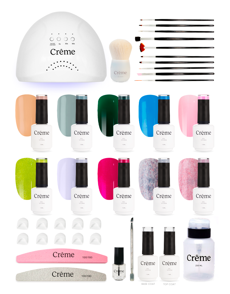 KIT PRO | Kit Profesional Uñas Gel Todo en Uno | 39 Piezas