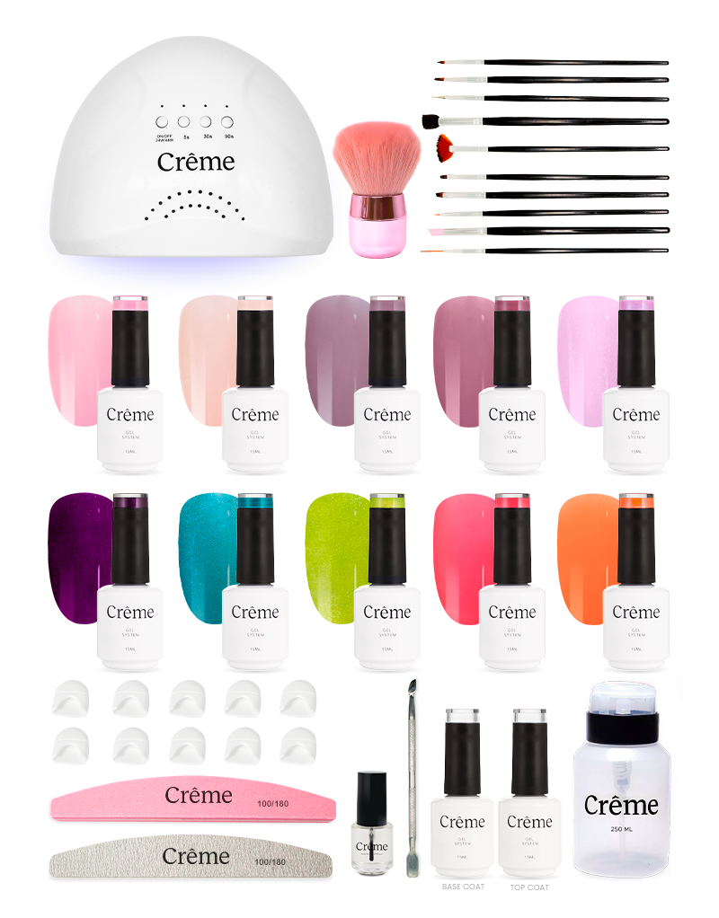 KIT PRO | Kit Profesional Uñas Gel Todo en Uno | 39 Piezas