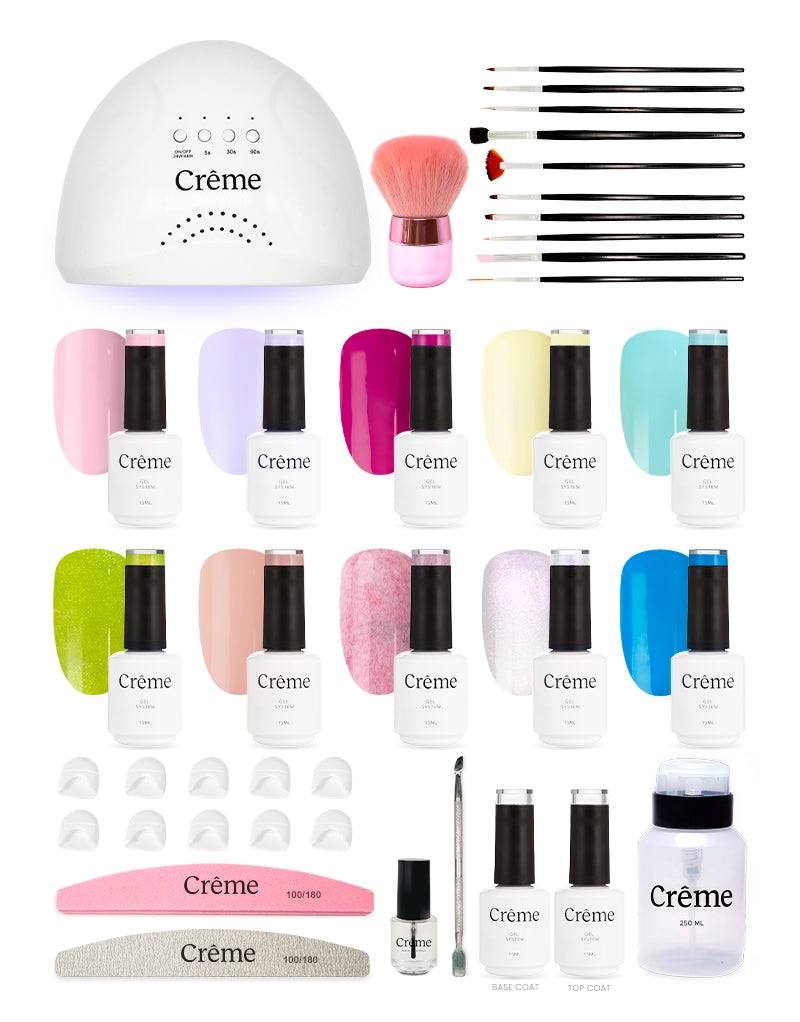 KIT PRO | Kit Profesional Uñas Gel Todo en Uno | 39 Piezas