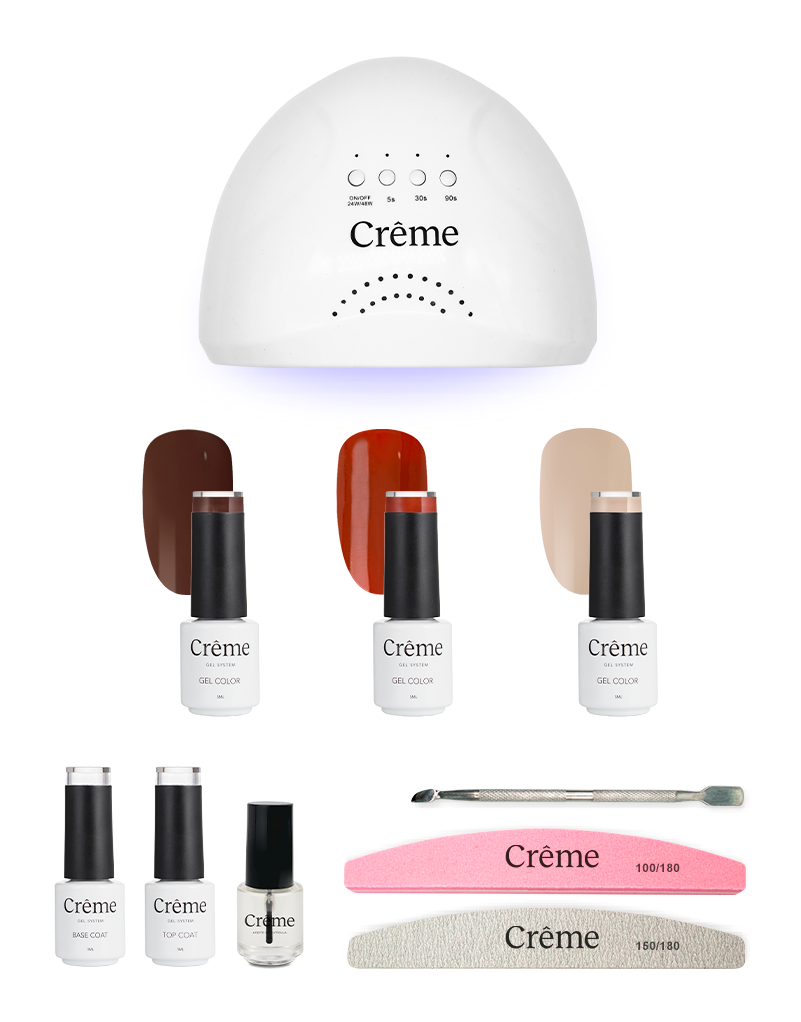 KIT BASICO | Kit Ideal Uñas Gel Todo en Uno | 10 Piezas