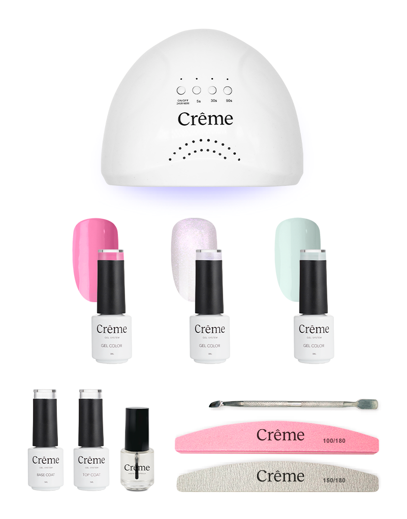 KIT BASICO | Kit Ideal Uñas Gel Todo en Uno | 10 Piezas