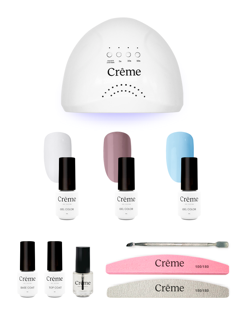 KIT BASICO | Kit Ideal Uñas Gel Todo en Uno | 10 Piezas