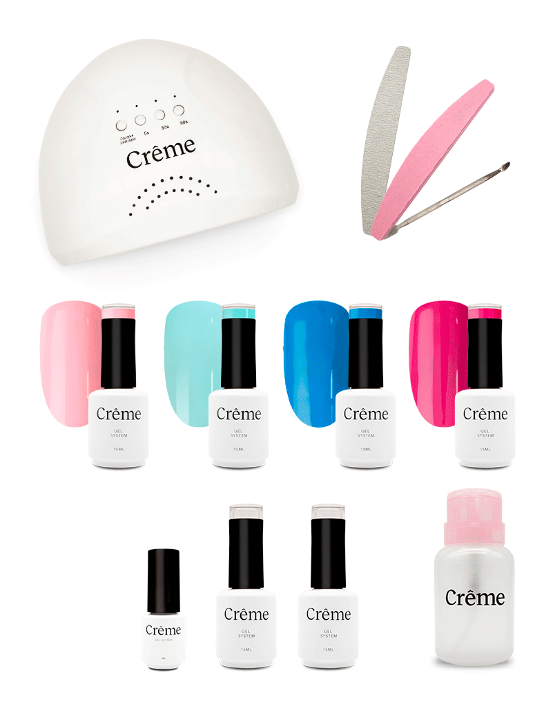 PERSONAL KIT | Kit Ideal Uñas Gel Todo en Uno | 12 Piezas