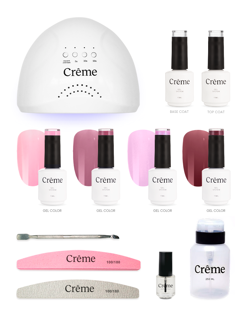 KIT PERSONAL | Kit Ideal Uñas Gel Todo en Uno | 12 Piezas
